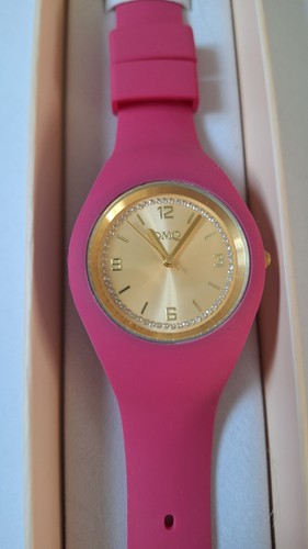 New diamonique watch pink - new,