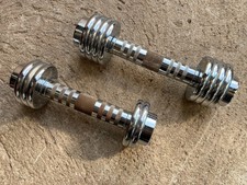 PAIR OF REEBOK METAL DUMBBELLS