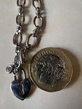 QVC Steel Necklace With
