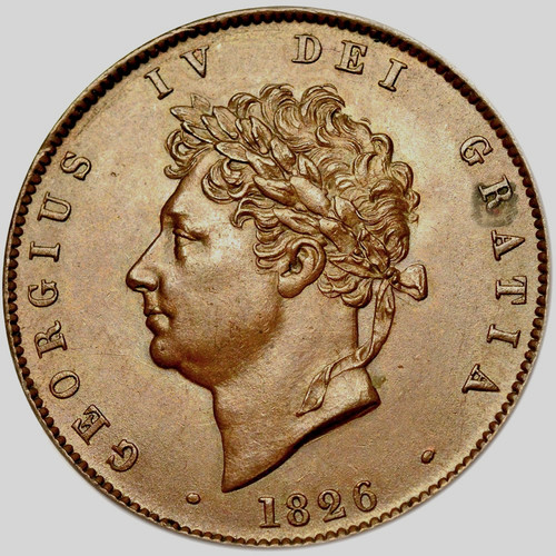George halfpenny 1826 - iv.,