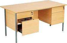 Eco 18 Desk with Double
