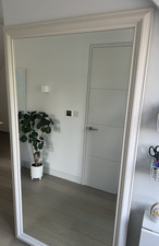 RARE John Lewis Bead Large Mirror, White, 199 x 107.5cm - RRP £325