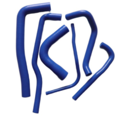 Blue silicone radiator hose - blue,