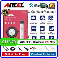 ANCEL Auto EVAP Smoke Machine Diagnostic Tool Car Fuel Pipe Leak Detector Tester