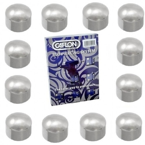 Pair caflon silver plated - silver,