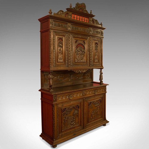 Antique carved breton - antique, buffet