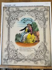 Vintage Valentine Card circa 1840