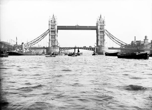 Tower bridge with - tower,