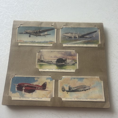 Cigarette card set - card,