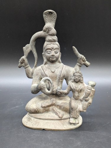 Vintage bronze hindu lord - bronze,