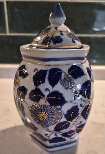 Vintage chinoiserie hexagonal - vintage,