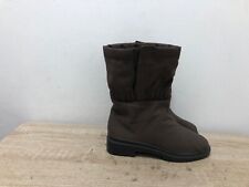 ROHDE LADIES BROWN WATERPROOF SNOW WINTER WARM FASTEN BOOTS UK 4.5 EUR 37.5 AB92
