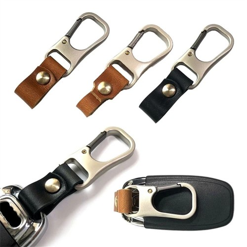 Leather key chain car - car,