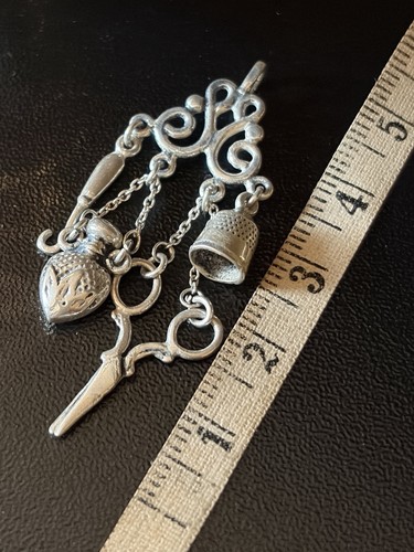 925 sterling silver chatelaine - 925,