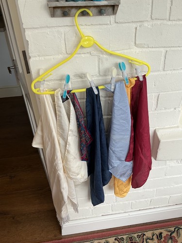 Assorted silk hankerchiefs and - assorted,
