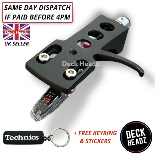 Black headshell with ortofon - headshell,