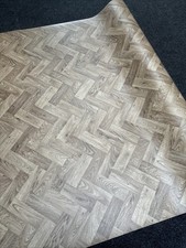 Herringbone Vinyl Flooring Roll 6m x 2m (Glue-Down)