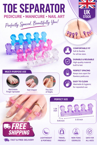 Toe separator foot pedicure - separator,