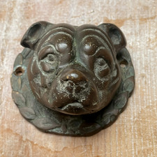 Antique Solid Brass Bulldog