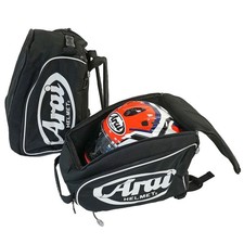 Arai Motorcycle Motorsport Helmet Rucksack Black Padded & Tear Resistant