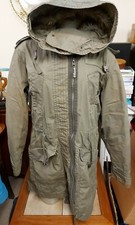 Vintage Green Parka Style Coat