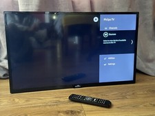 Philips 32 Inch Ultra Slim LED TV  with Wall Mount Crystal Clear Needs Speakers