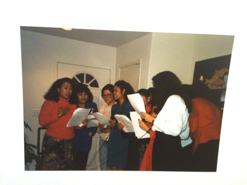Vintage 80s photo womans - womans, choir
