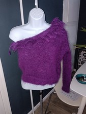 Zara Purple Mohair Off