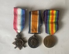WW1  Medal Trio Pte William John Hellicar 8th London Regiment
