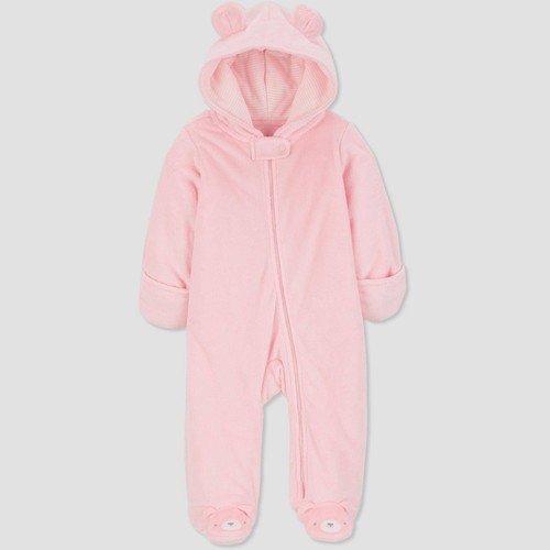 Baby girl pink fluffy - girl, ear