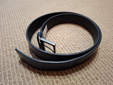 Hugo Boss Navy Leather Belt - Size: 95 cm - 36 in
