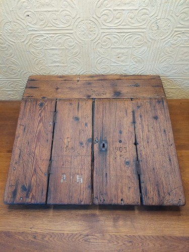 Antique french oak cabinet - french,
