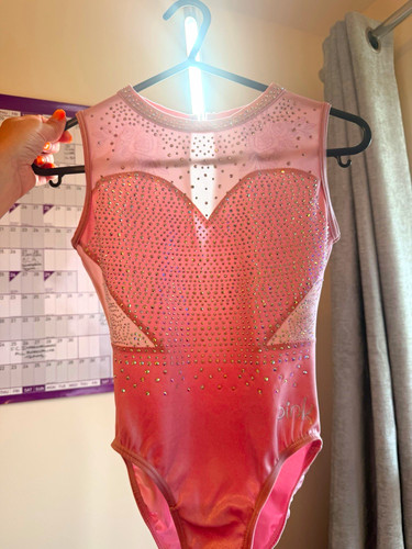 Pike pink gymnastics leotard - pike,
