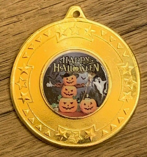 Halloween party medal ribbon - party, &