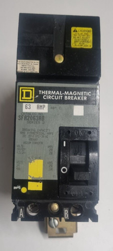 Square amp double pole - 63,