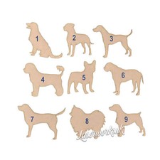 Wooden mdf dog craft - mdf,