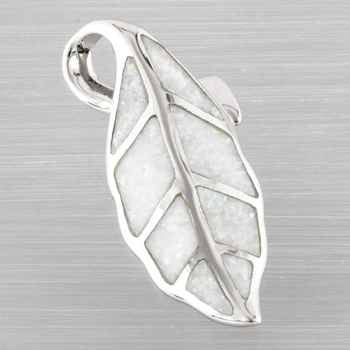 Nature leaf white fire opal - leaf,
