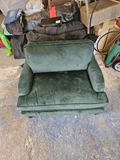 Green Velvet Dog Sofa Chair