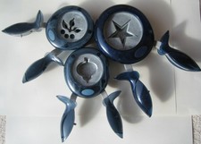 3 x FISKARS CHRISTMAS THEMED SQUEEZE PUNCHES - LARGE STAR, BAUBLE & BERRIES  