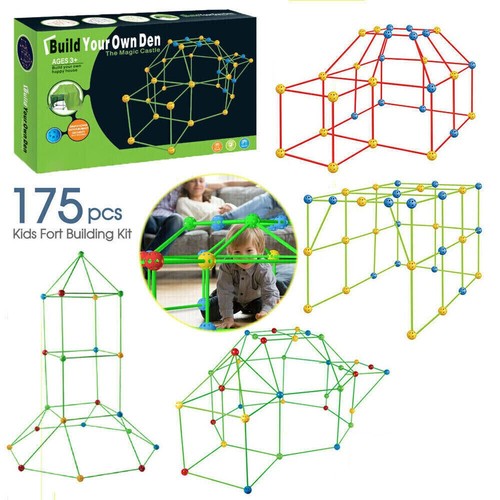 175pcs kids construction fort - 175pcs,