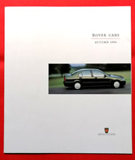 1996 ROVER CARS Sales Brochure - Metro 200 400 600 800 Vitesse Coupe Cabrio MINT
