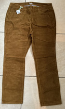 Boden Straight Cord Jeans Womens Stretch Corduroy Pockets 18 Uk Brown or Grey