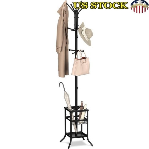 Coat rack umbrella holder - coat,