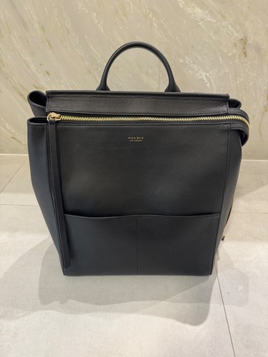 Mina baie harper black - black, leather