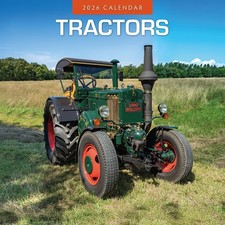 Tractors 2026 Square Wall Calendar