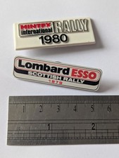 Lombard Rally Vintage Pin Badges
