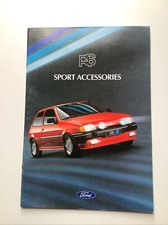 FORD RS SPORT orig 1989 UK Mkt Accessories Brochure - Fiesta Escort Sierra Grana