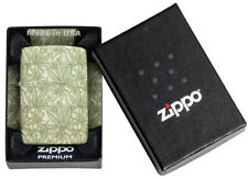 Brand New Zippo Lighter Cannabis Design