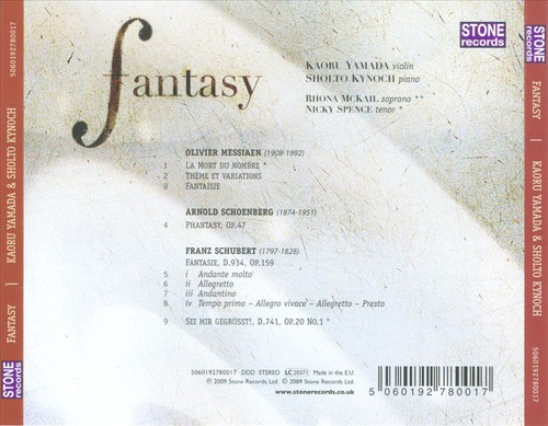 Fantasy works for - works, violin