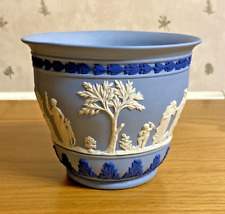 ** Beautiful Rare Vintage Wedgwood Jasperware Tri Colour Planter / Plant Pot **